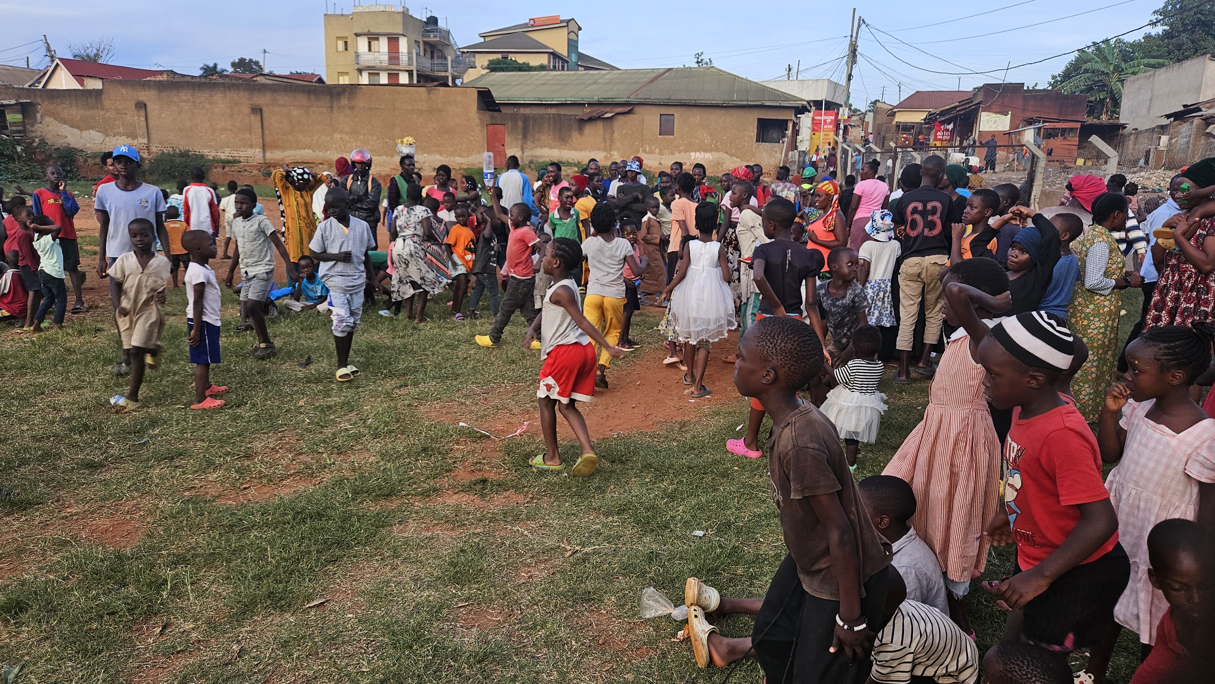 Children taking part in a shared activity